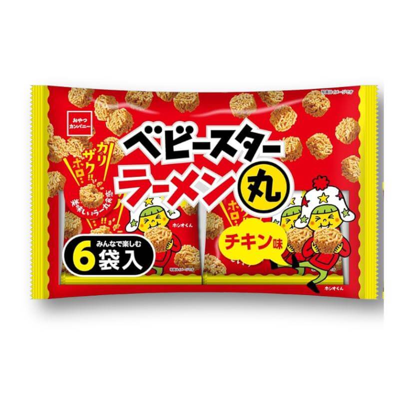 Baby Star Chicken Ramen Noodle Snack - 6 pcs Pack - Konbini Stop