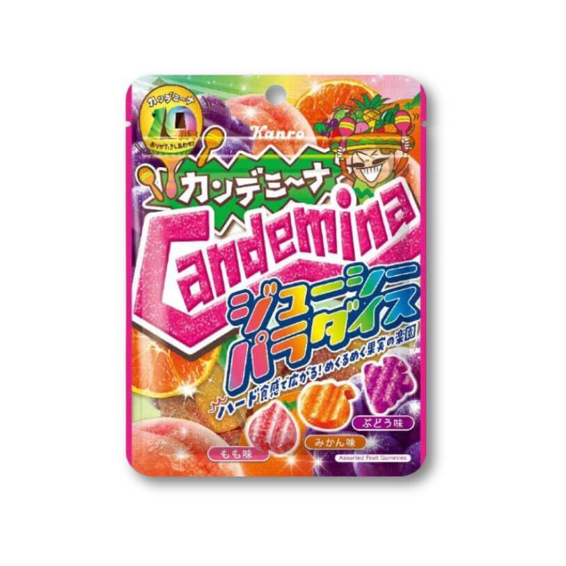 Kanro Candemina Gummies - Fruit Juice - Konbini Stop