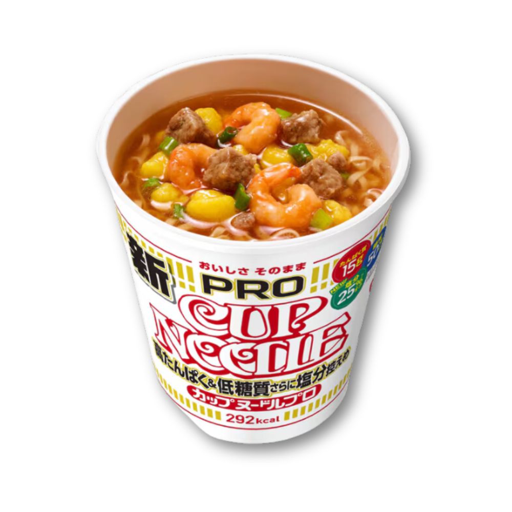 Nissin Cup Noodles PRO - Original Flavor High protein, low sugar, low salt