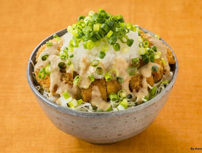 <h1>Tonkatsu Salad with Grated Daikon and Sesame Dressing</h1>