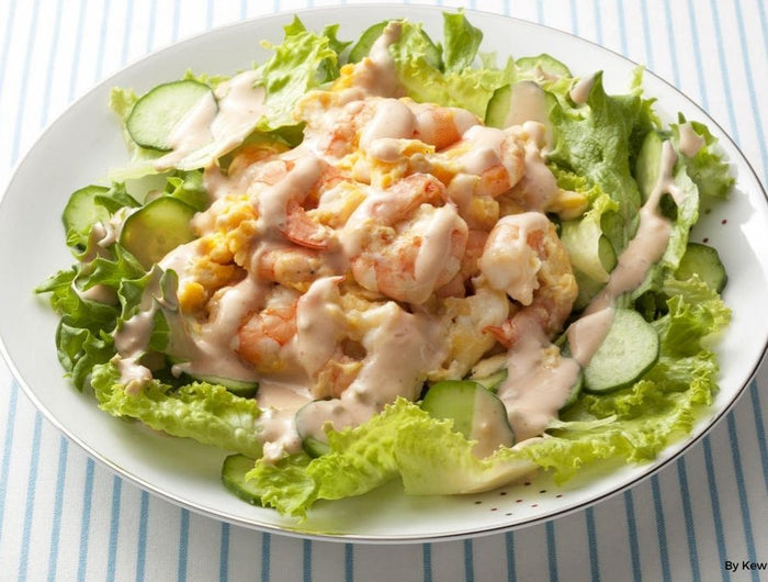 <h1>Shrimp and Egg Salad with 1000 Island Dressing</h1>