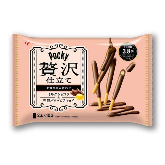 Pocky Premium Biscuit Sticks - Zeitaku Milk Chocolate - Konbini Stop