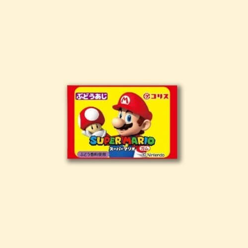 Coris Super Mario Gum Set - Grape - 5 pcs