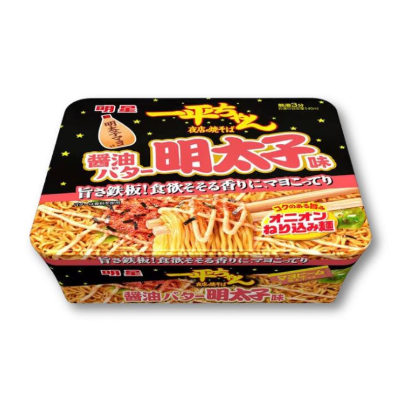 Myojo Ippei-chan Yakisoba Noodles - Soy Sauce & Mentaiko