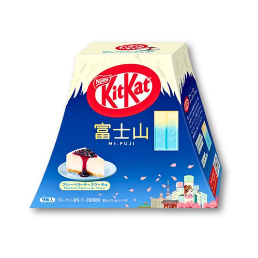 Japan KitKat Blaubeer-Käsekuchengeschmack Mt. Fuji Pack, 9 Stück