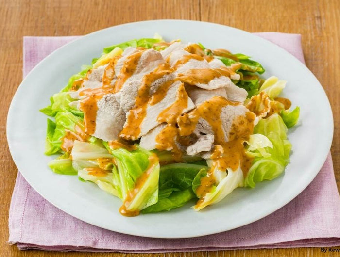 <h1>Spicy Sesame Pork and Cabbage Salad</h1>