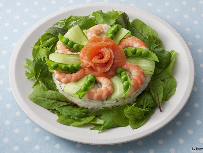<h1>Salmon and Shrimp Rice Salad with Kewpie Separated French Dressing</h1>