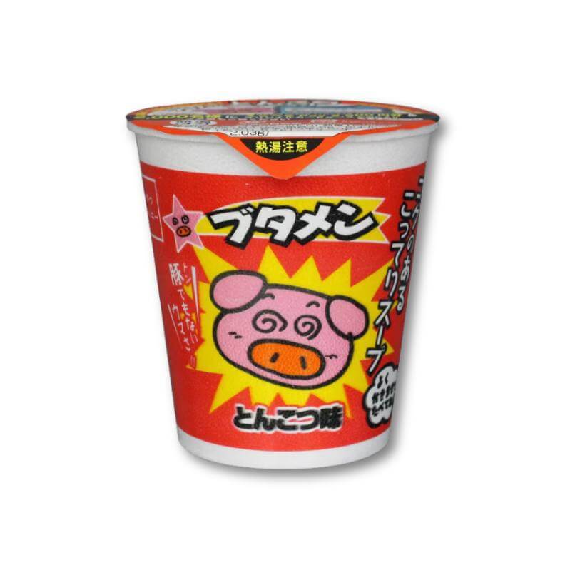 Oyatsu Butamen Instant Ramen Noodles - Tonkotsu - Konbini Stop