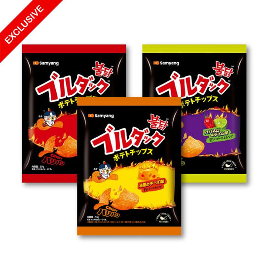 Samyang Buldak Spicy Kartoffelchips Probierset