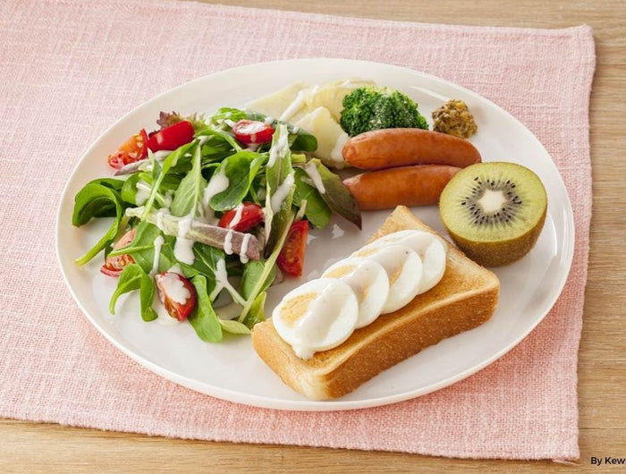 <h1>Egg Toast and Warm Vegetable Breakfast Plate</h1>