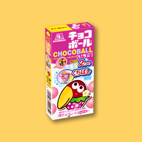 Morinaga Chocoball - Strawberry
