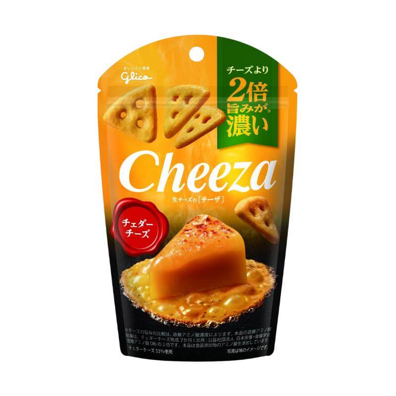 Glico Cheeza Cheddar Cheese Crackers - Konbini Stop