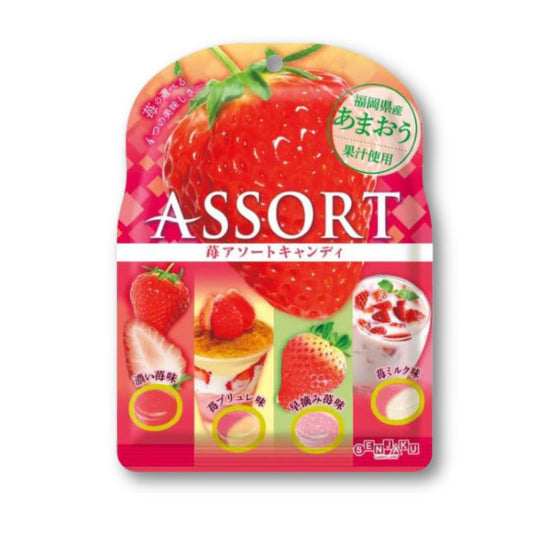 Senjaku Ame Honpo Strawberry Assorted Candy