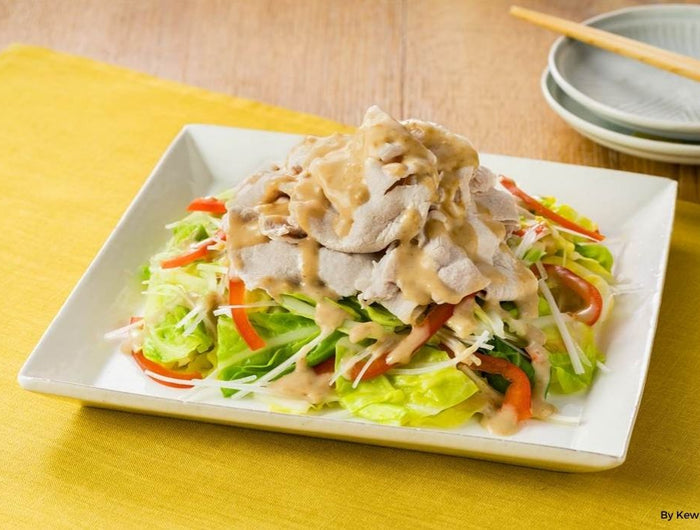 <h1>Cabbage and Pork Shabu Salad with Red Pepper</h1>