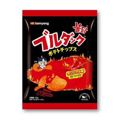 Samyang Buldak Spicy Potato Chips - Konbini Stop