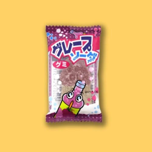 YaoKin - Grape Soda Gummies - 10pcs pack - konbinistop