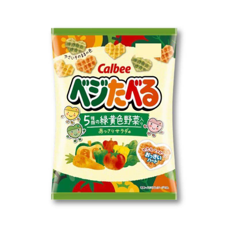 Calbee Heart Veggie Salad Snack - Konbini Stop