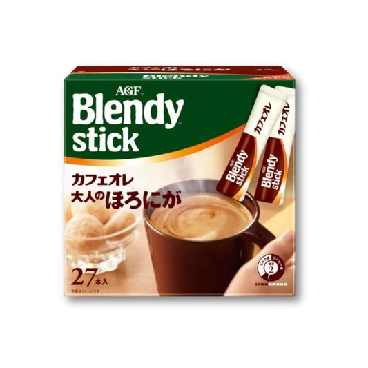 AGF Blendy Stick Cafe Au Lait Adult Bittersweet (Instant coffee) 27 Pieces - Konbini Stop