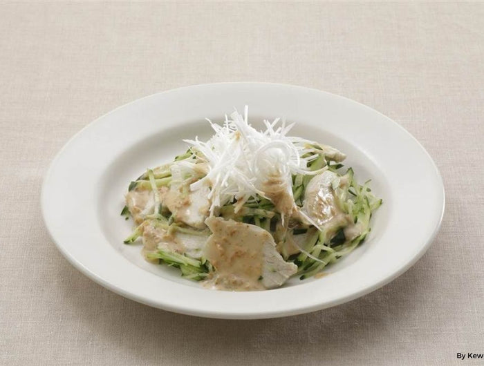 <h1>Cucumber and Steamed Chicken Salad with Sesame Yuzu Dressing</h1>