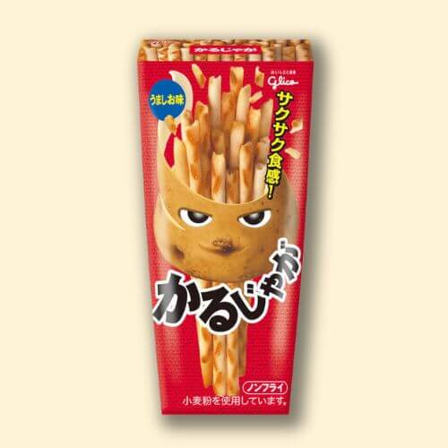 Glico Karusatsuma Potato Biscuit Sticks - Umashi Salt