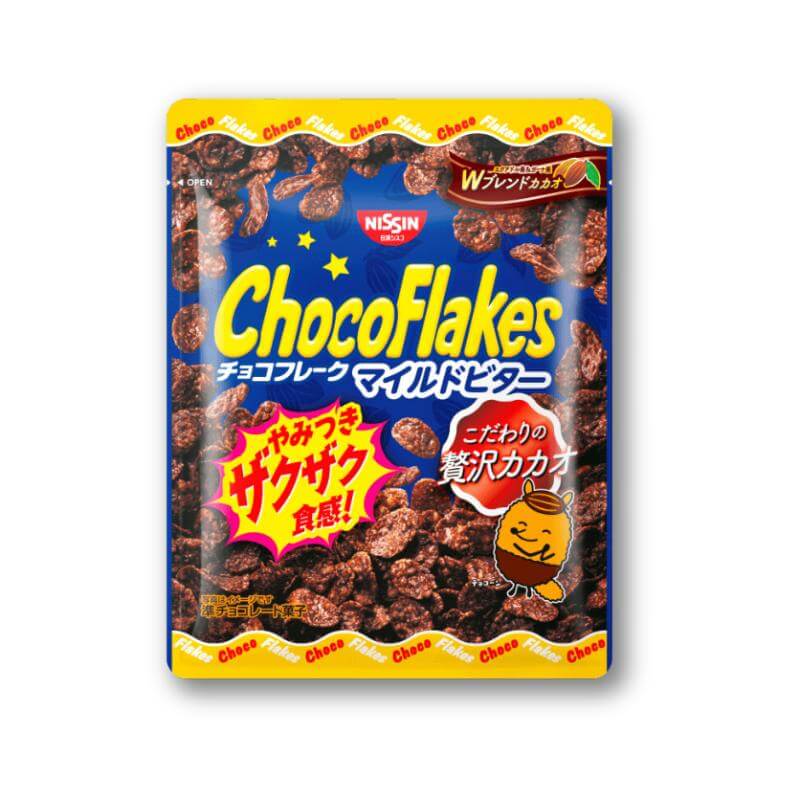 Nissin - Choco Flake Mild Bitter - Konbini Stop