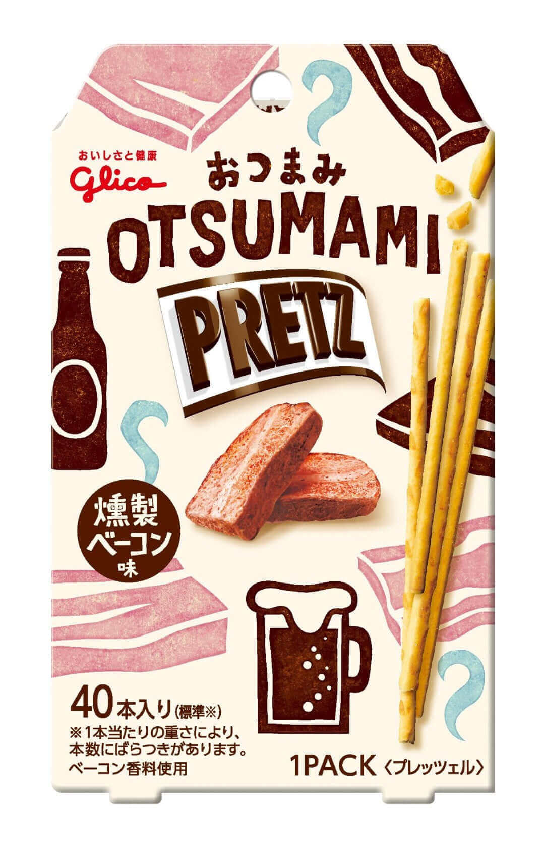 Pretz Super Crispy Biscuit Sticks - Smoked Bacon