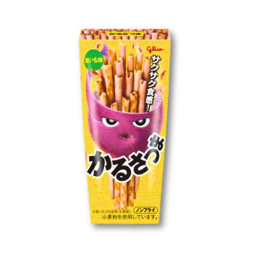 Glico Karusatsuma Kartoffelsticks – Lila Süßkartoffel