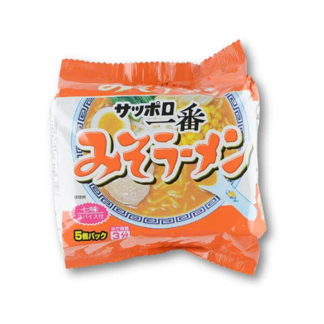 Sapporo Ichiban Miso Ramen Pack x 5 - Konbini Stop