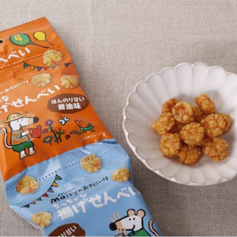 Shoukensha Macy-Chan Fried Rice Crackers x 4 pcs