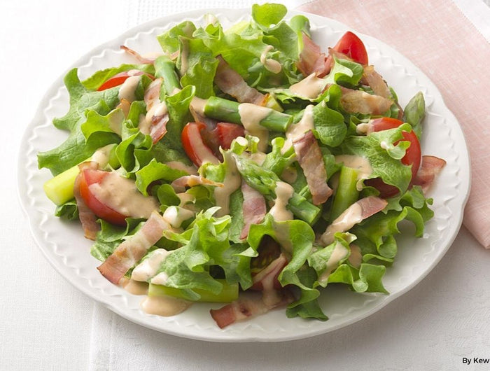 <h1>Bacon and Green Asparagus Salad with 1000 Island Dressing</h1>
