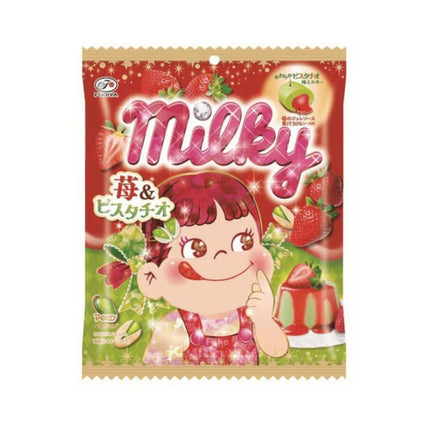 Fujiya Milky Peko Chan Candy - Strawberry & Pistachio