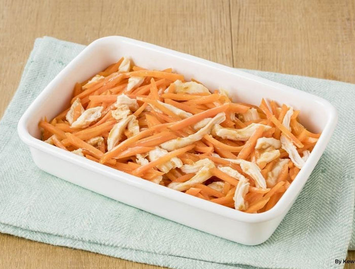 <h1>Carrot and Chicken Namul with Sesame Garlic Dressing</h1>