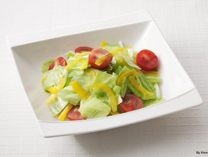 <h1>Marinated Cabbage and Mini Tomato Salad with Yellow Pepper and Kewpie Separated French Dressing</h1>