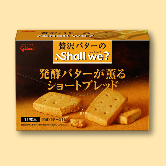 Glico Shall We? - Shortbread Butter Cookies - konbinistop