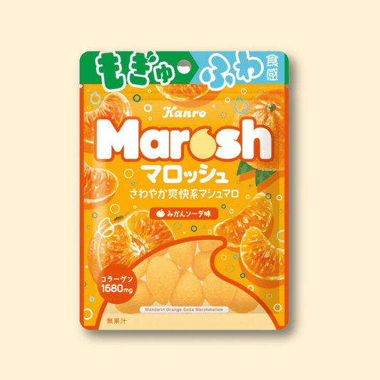 Kanro Marosh Marshmallow - Mandarin Soda