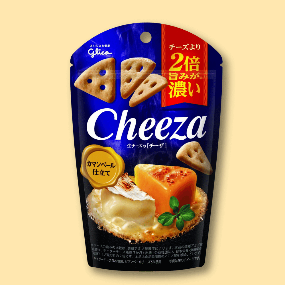 Chezza Snacks Glico Cheeza Camembert Cheese Crackers: A Decadent Cheese Snack ...