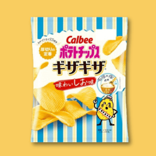 Calbee Potato Chips Gizagiza - Rich Salt