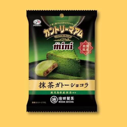 Fujiya Country MA'AM Soft Chocolate Chip Cookies Matcha Flavor Mini - konbinistop