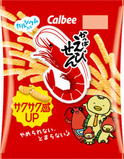 Calbee Kappa Ebisen shrimp chips packaging