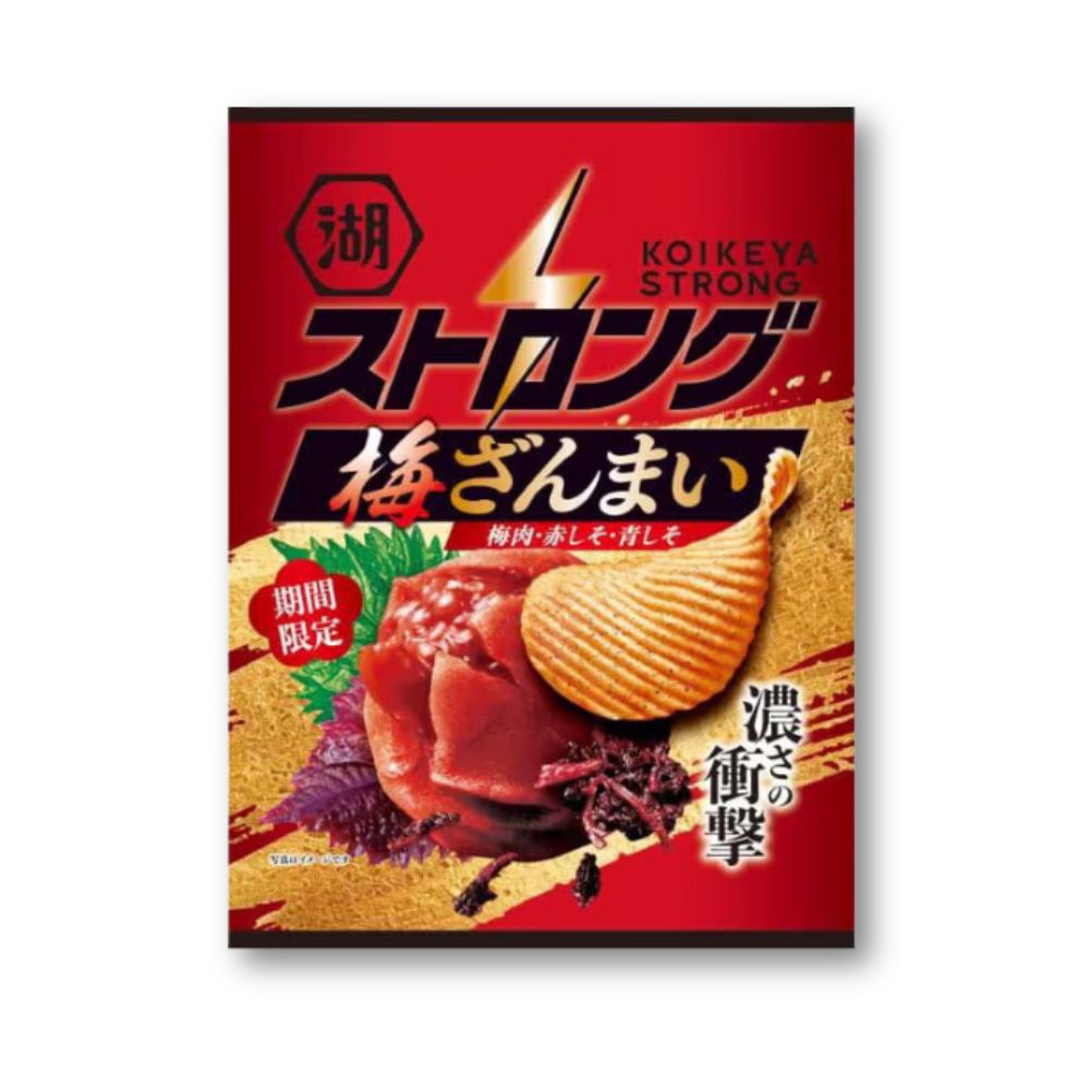 Koikeya STRONG Potato Chips -Ume Zanmai [Limited Edition] 