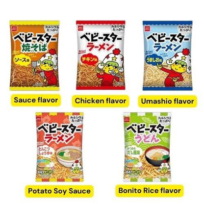 Baby Star Ramen 5 Types mix - 30 Pieces Pack - Konbini Stop