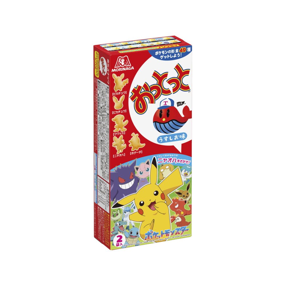 Morinaga Ottotto Lightly Salted Biscuits Pokemon Special - Konbini Stop