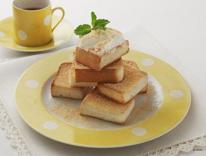 <h1>Kinako Sugar Butter Toast Bites – Aohata Verde Japanese Sweet Recipe</h1>