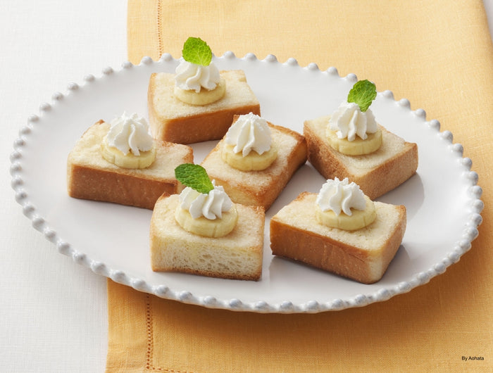 <h1>Mini Banana Sugar Butter Tart Bites – Aohata Verde Sweet Toast Recipe</h1>