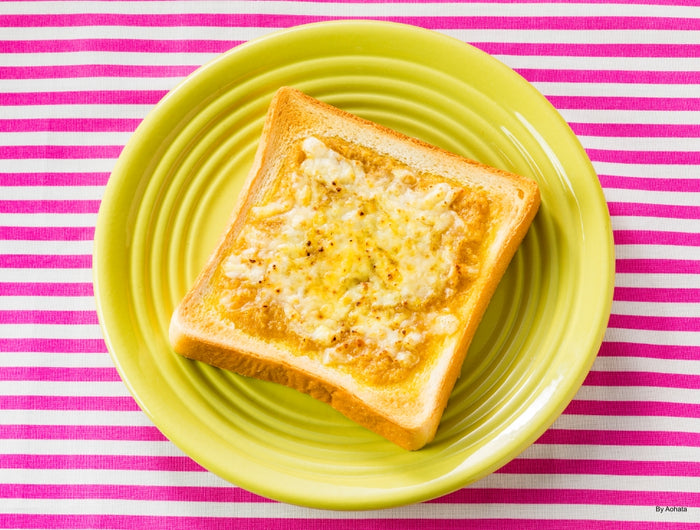 <h1>Cheesy Japanese Curry Toast </h1>