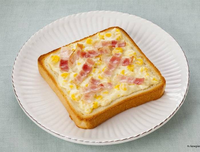 <h1>Corn Mayo & Bacon Toast with Kewpie Spread</h1>