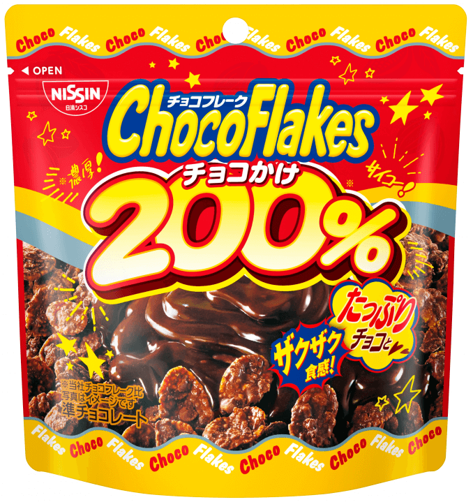 Nissin - Choco Flake Chocolate 200%