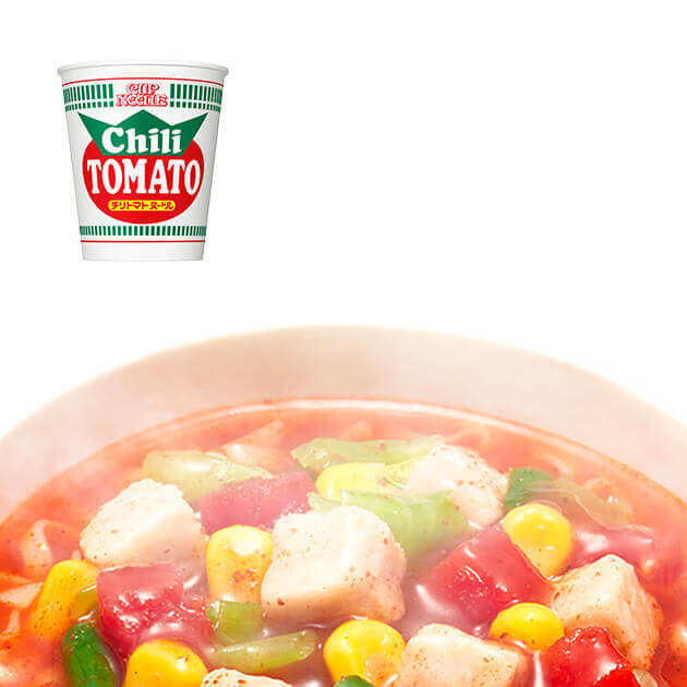 Nissin - Spicy Chili & Mild Tomato Soup - Konbini Stop