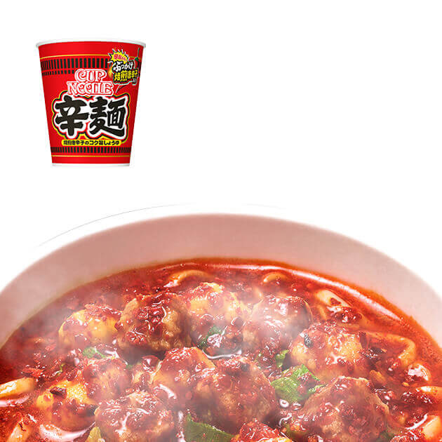 Nissin - The Decisive Factor is the Flavorful "Bukkake Roasted Chili Pepper"