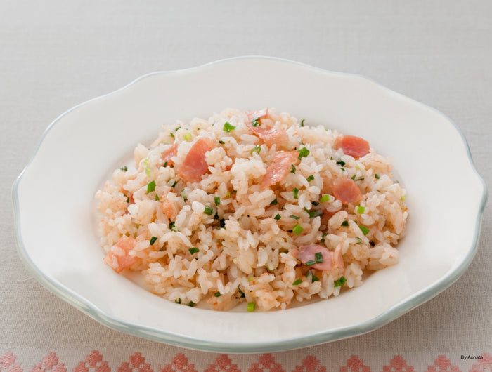 <h1>Mentaiko Fried Rice with Aohata Verde Toast Spread</h1>